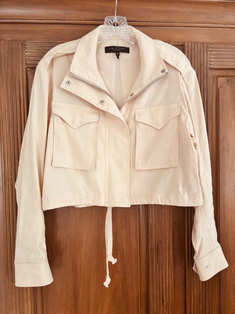 Trendy Cropped Utility Jacket by Rag & Bone. Perfect with High Waisted Pants